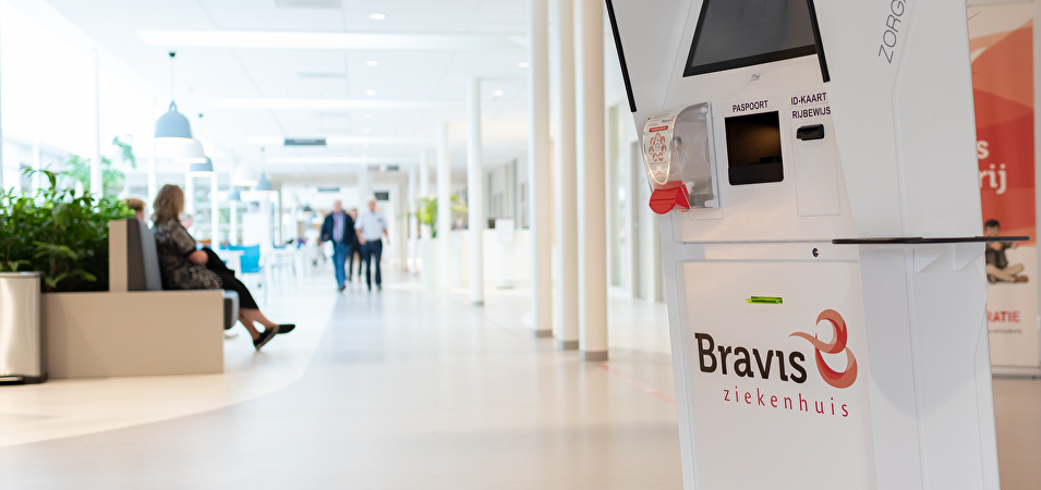 Zo werkt de aanmeldzuil van de polikliniek