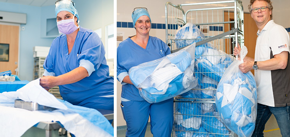 Nieuwe recyclemethode bespaart Bravis 800 kilo afval per maand en groei zet door