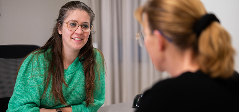 Voor het starten met de behandeling