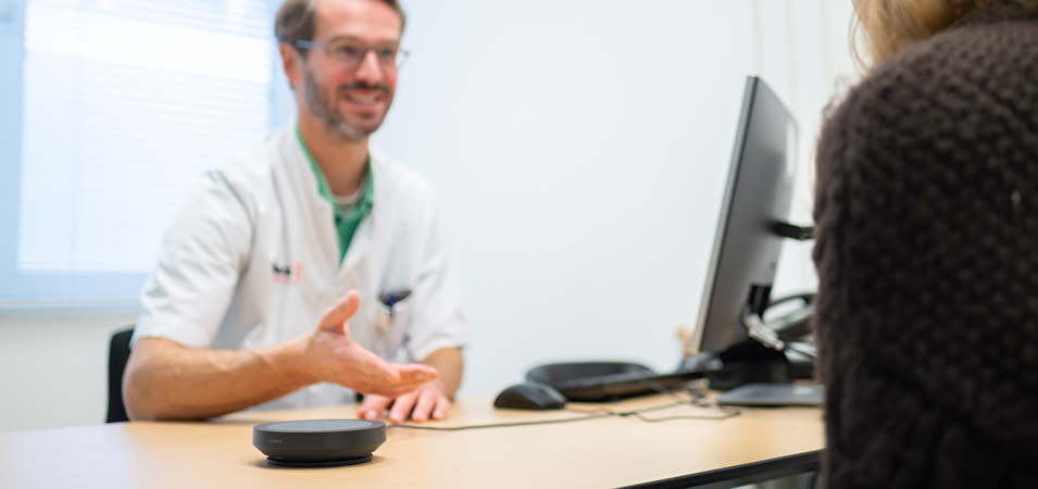 Spraakherkenning in de spreekkamer