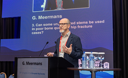 Orthopedisch chirurg Geert Meermans gastspreker op Europees congres