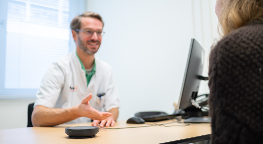 Spraakherkenning in de spreekkamer